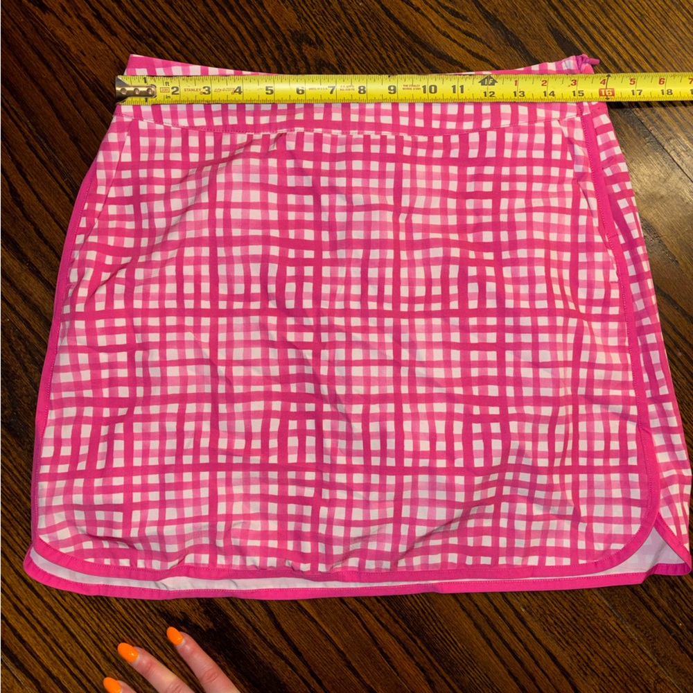 Vineyard vines preppy gingham skort